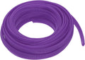 uxcell PET Expandable Sleeving 25ft 3/8" Purple Cable Management Sleeve Cord Organizer for Wrap Protect Cable
