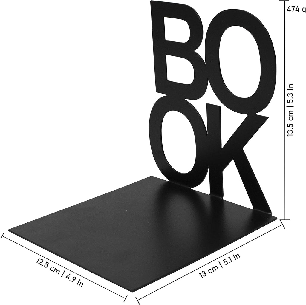 Spillbox Metal Non Slip bookends Book Shelves Shelf Study Table Home Decor Holders Case Bracket Stand Heavy Duty Set Home Office - Book