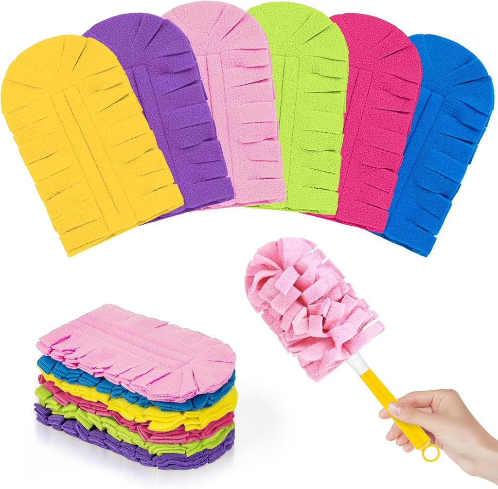 6 PCS Microfiber Reusable Duster Refills for Swiffer Duster