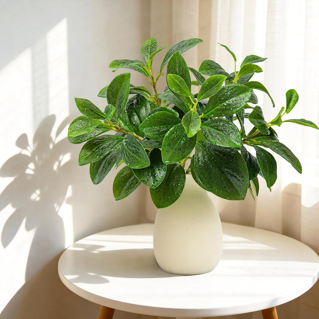 Artificial Eucalyptus Stems Potted Plant Faux Plants Indoor Fake Plant