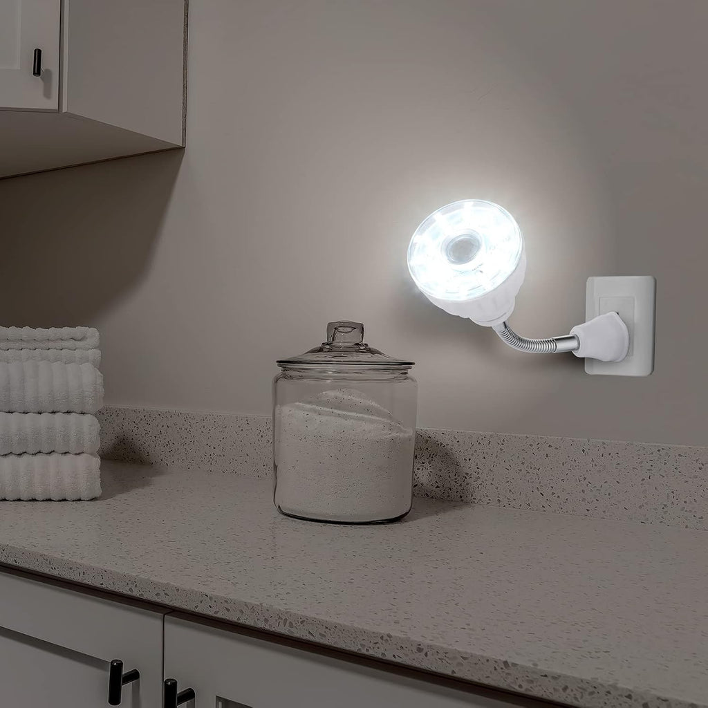 3 Pack Motion Activated LED Night Light Plug in Sensor Light,Cool White