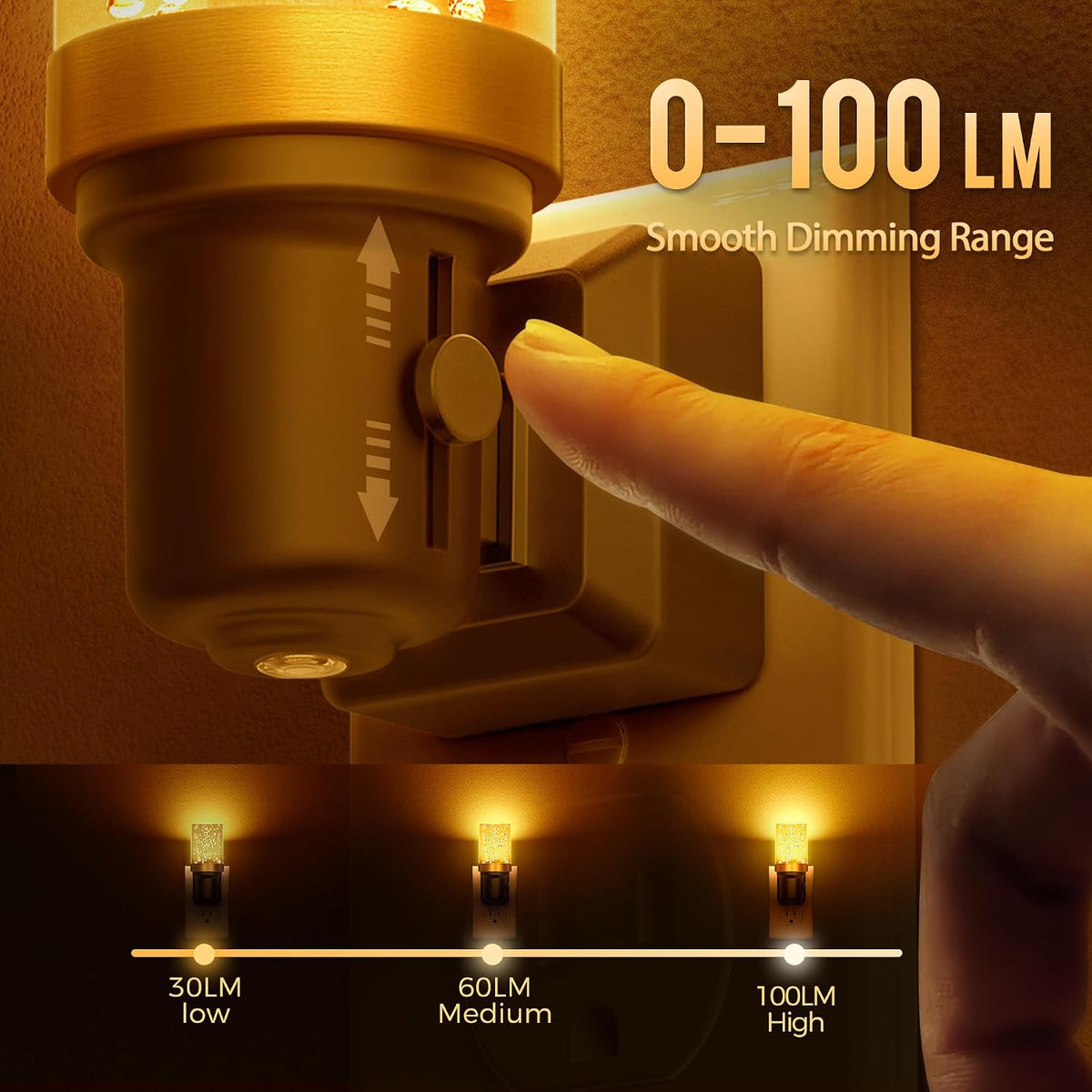 DORESshop LED Night Light, Modern Decorative Design Nightlight