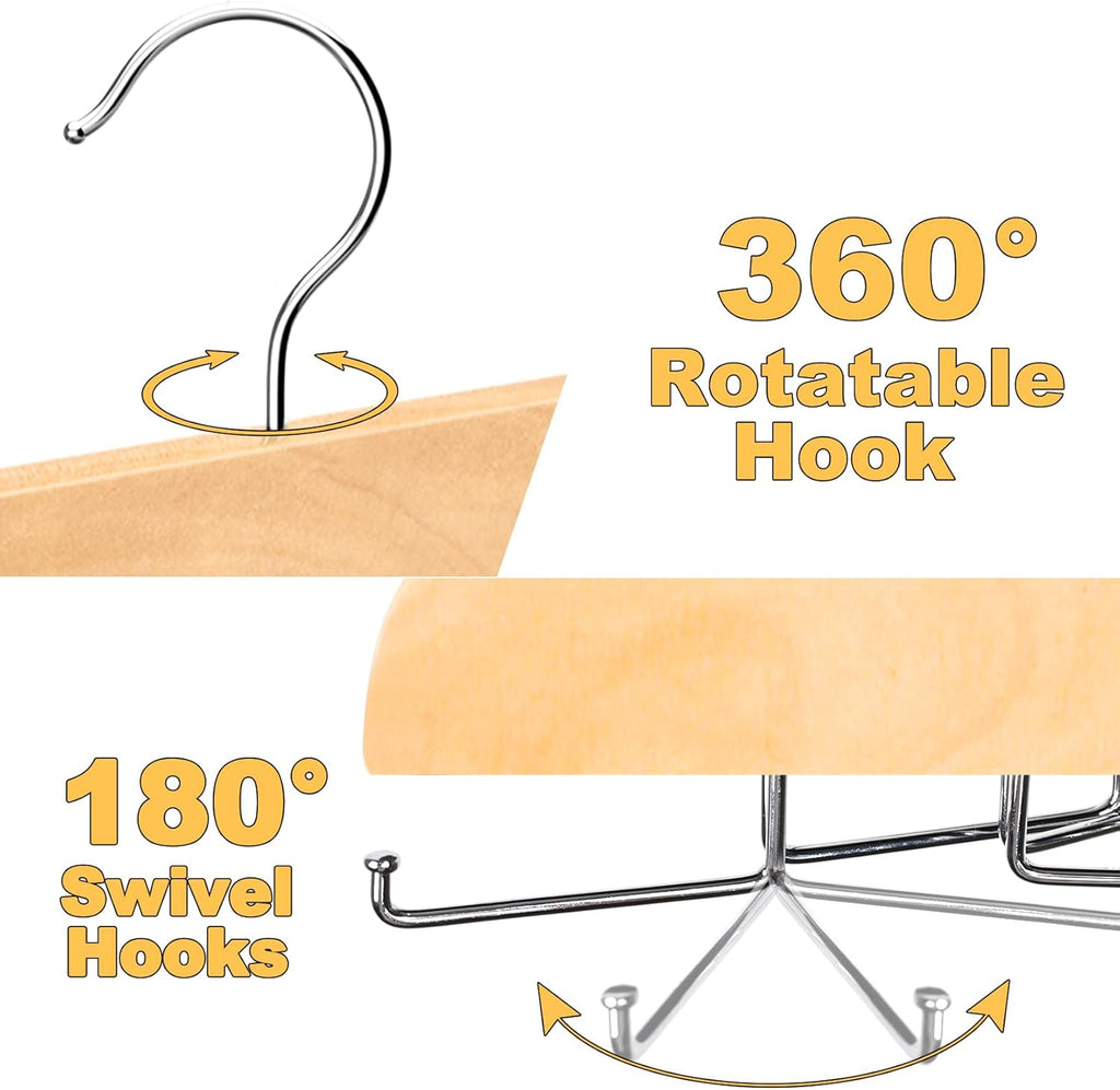 Tank Top Hanger for Closet Organizer, 20 Large Capacity Premium Bra Hanger
