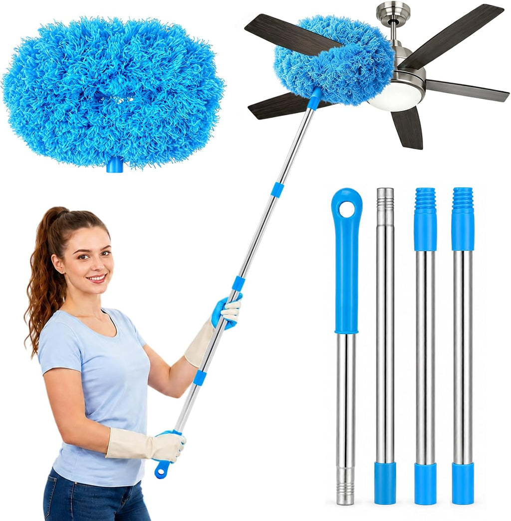 Yang Gien Ceiling Fan Cleaner Duster, Adjustable Duster with Extension Pole