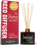Christmas Tree Diffuser, Christmas Diffuser Decor - w/Pine Balsam, Cedar & Citrus I Infused w/Essential Oils I 3.75 OZ Oil I Long-Lasting Scent Lasts 4-6 Month's I Made in The USA