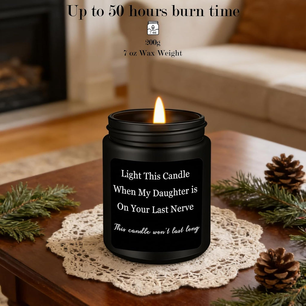 Gifts for Son in Law, Christmas Son in Law Sandalwood Candle Gifts