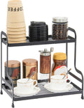 2-Tier Metal Countertop Organizer, Standing Storage Shelf