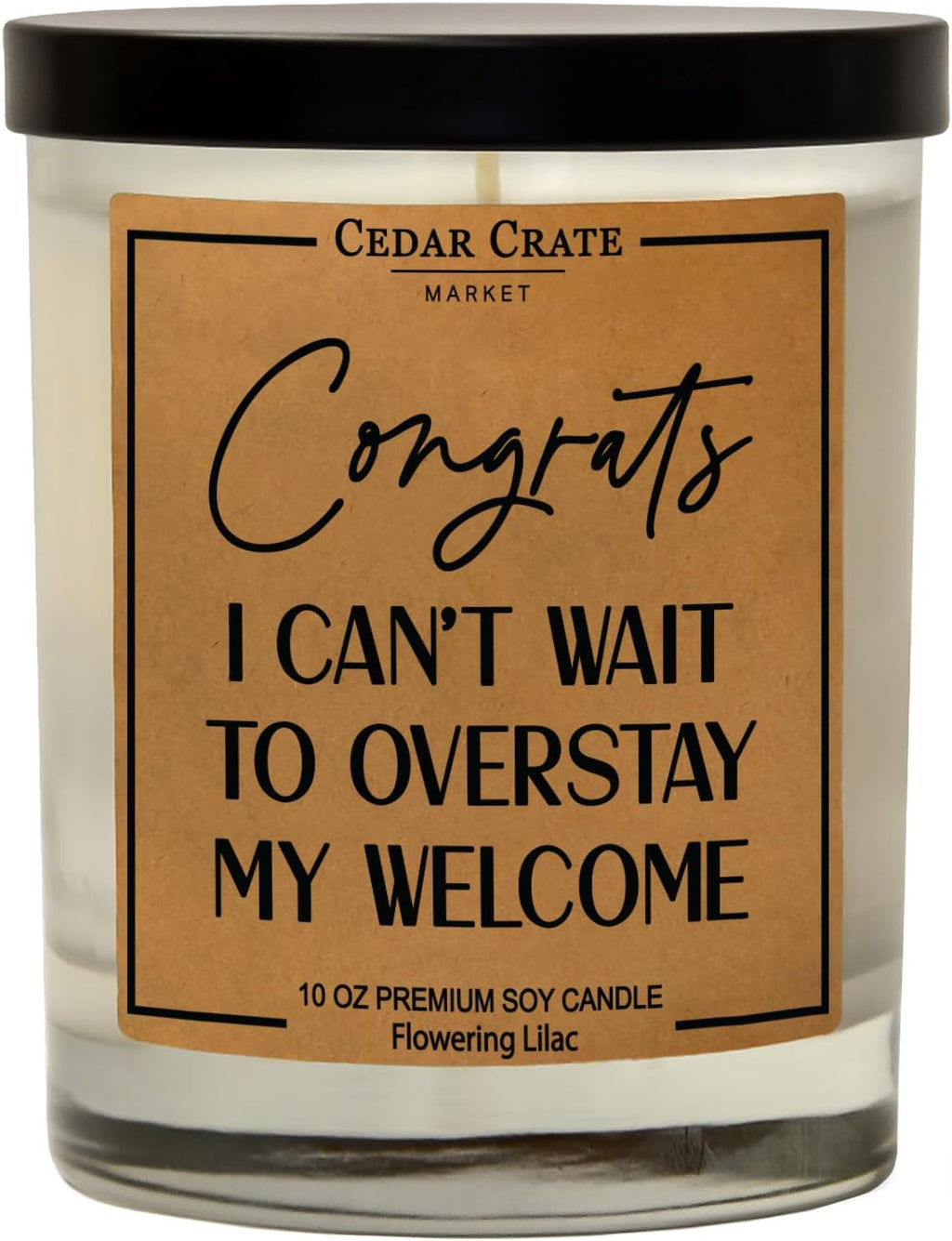 Cedar Crate Market House Warming Presents for New Home 2026, Funny Housewarming Candle, New Apartment Decor, New Gift Ideas for Women Men Friends, Couples, Unique Gifts, 100% Soy Wax, Made in USA
