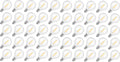 Mlambert 50 Pack G40 LED Replacement String Light Bulbs, E12 Base, 1W,2700K