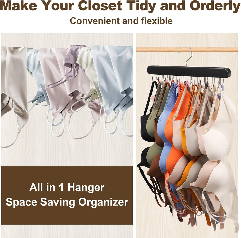 2 PCS Tank Top Hanger, Bra Hanger for Closet Organizer Space Saving
