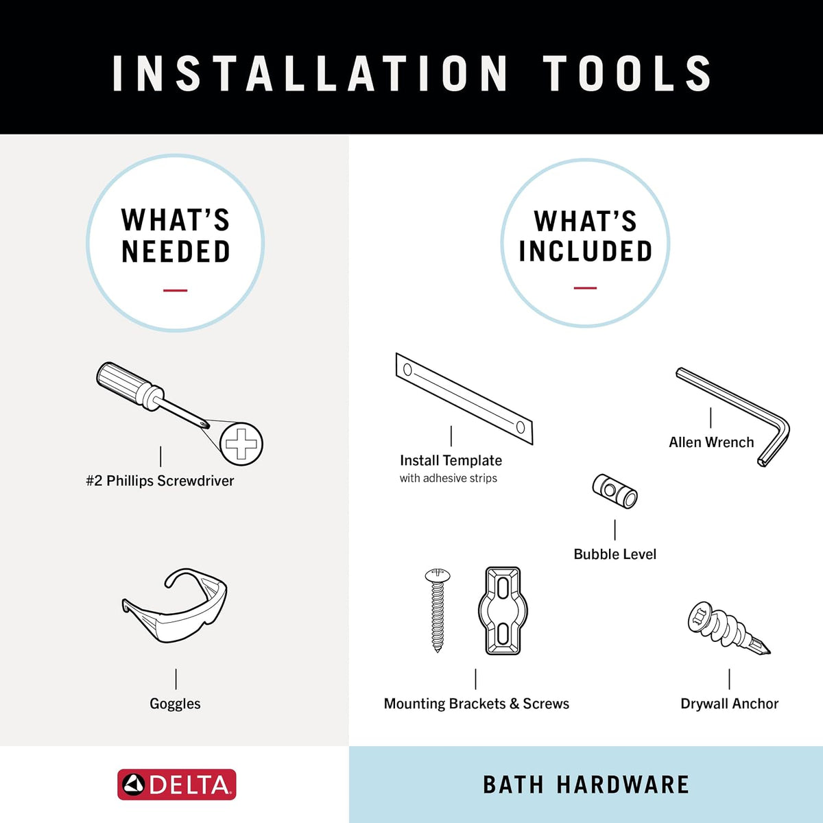 DELTA FAUCET Rubber Limited 76418-RB Ashlyn 18-in Wall Mount Towel Bar Bath Hardware Accessory in Venetian Bronze