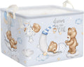 Clastyle Kid Storage Basket Sleeping Animal Foldable Laundry Hamper, 36L