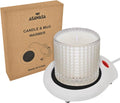 ASAWASA Candle Warmer for Large Jar, Coffee Mug Warmers (White)