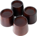 Bed Risers - Premium Pine Wood Furniture Risers, Sturdy 3-Inch Lifts for Heavy-Duty Support and Enhanced Decor (Dark Brown, 3 Inch)