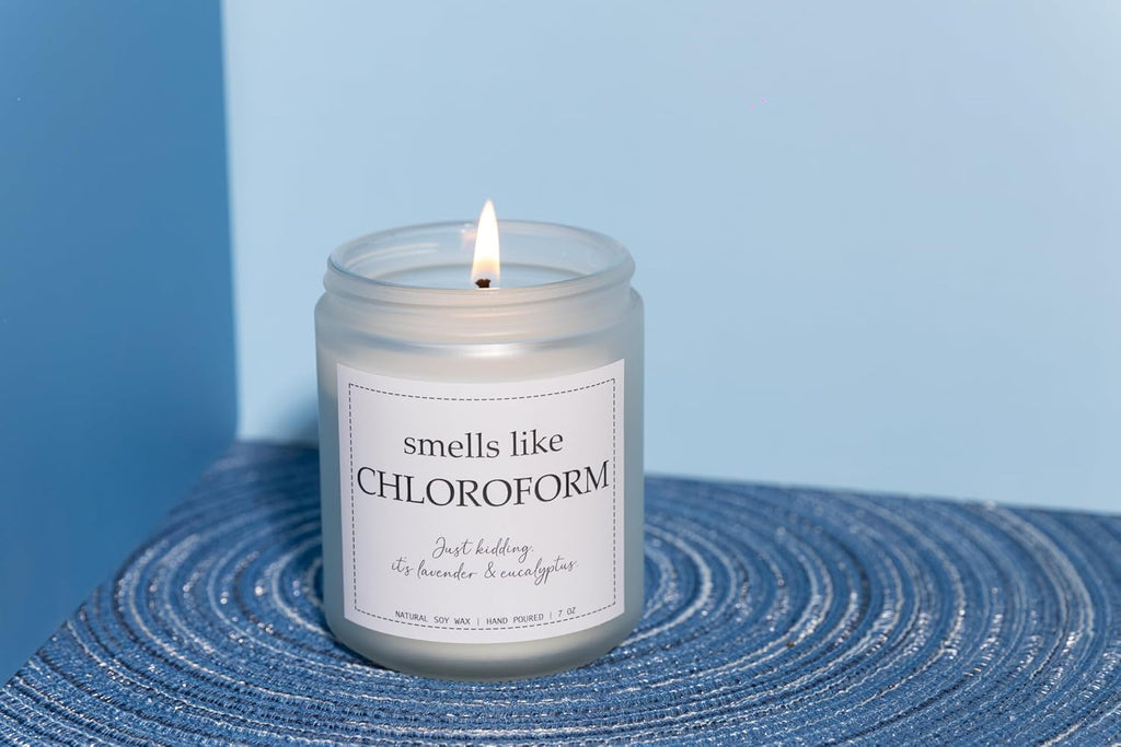 Smells Like Chloroform Candle, True Crime Gifts for Women