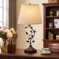 Kakanuo Table Lamp for Living Room, Bedside Lamp for Bedroom, Rustic Lamp
