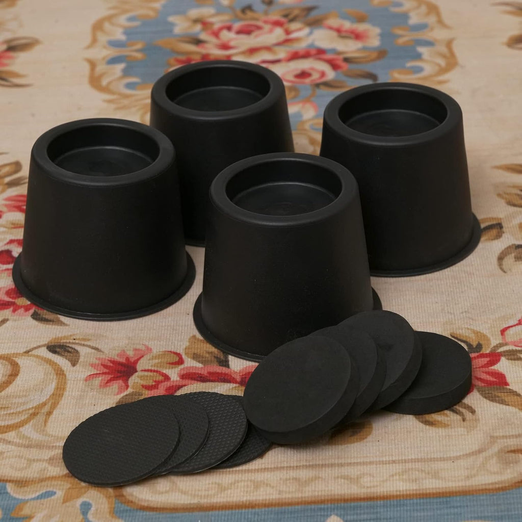BTSD-home Round Bed Risers 4 Inch