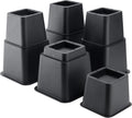 BTSD-home Adjustable Bed Risers, 3, 5 or 8 Inch Heights