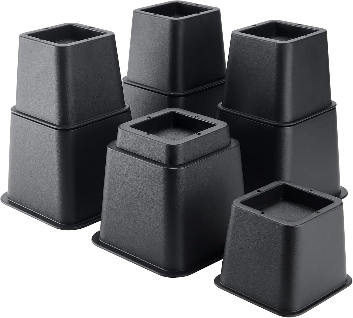 BTSD-home Adjustable Bed Risers, 3, 5 or 8 Inch Heights
