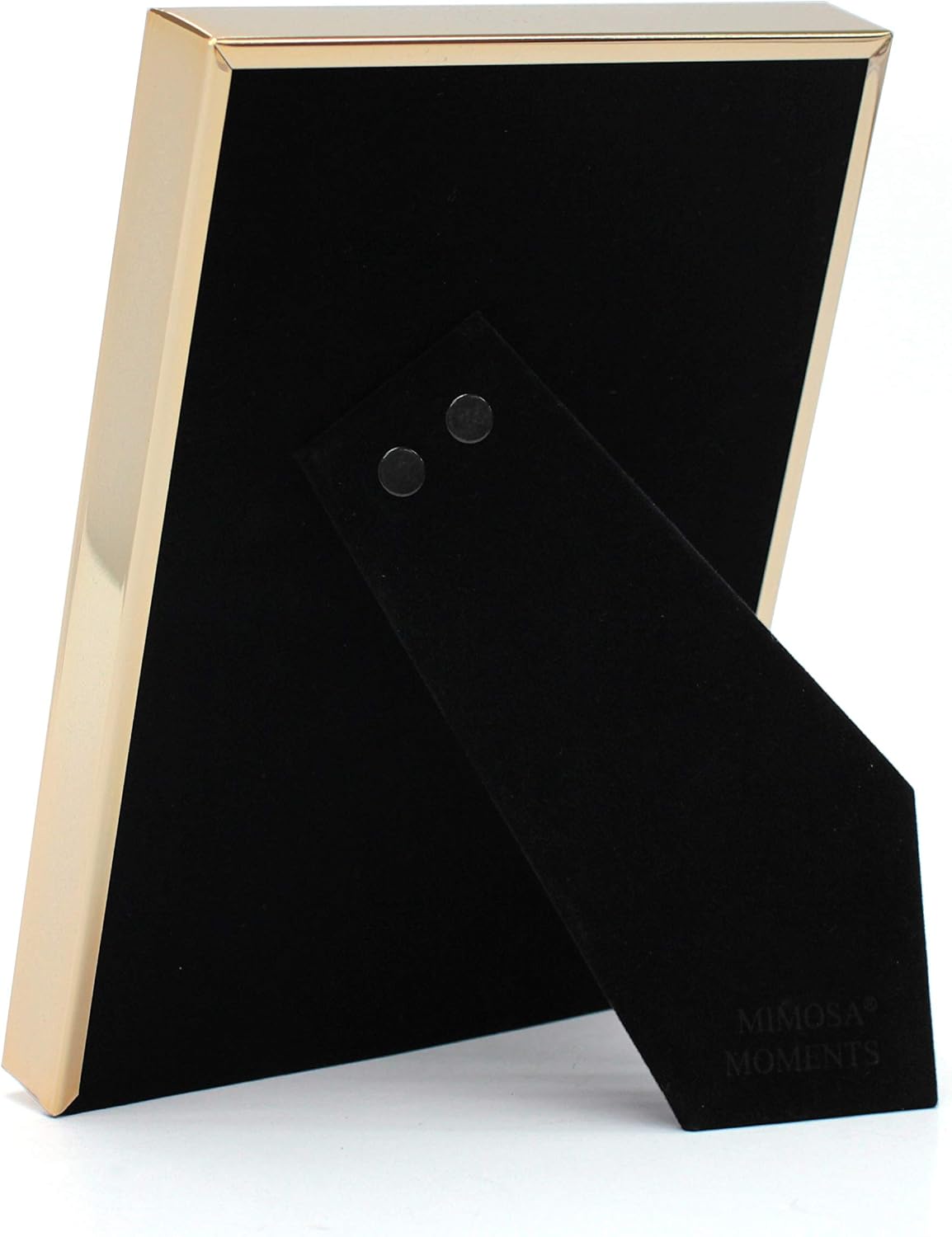 6x8 Brass Shadow Box Metal Picture Frame with 4x6 Photo Mat