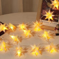 Lewondr 20 LEDs Star String Lights Battery Operated with 6H Timer