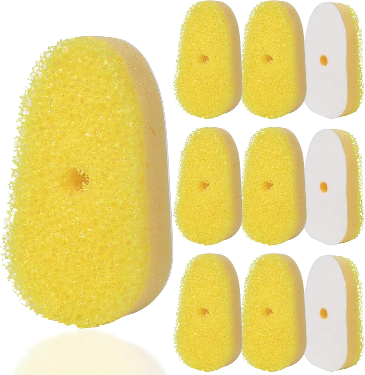 10 Pack Sponge Refills for Scrub Daddy Dish Daddy, Upgraded Material