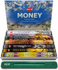 Hem Assorted Money Incense Sticks, 6 Fragrances x 20 Sticks, 120 Total