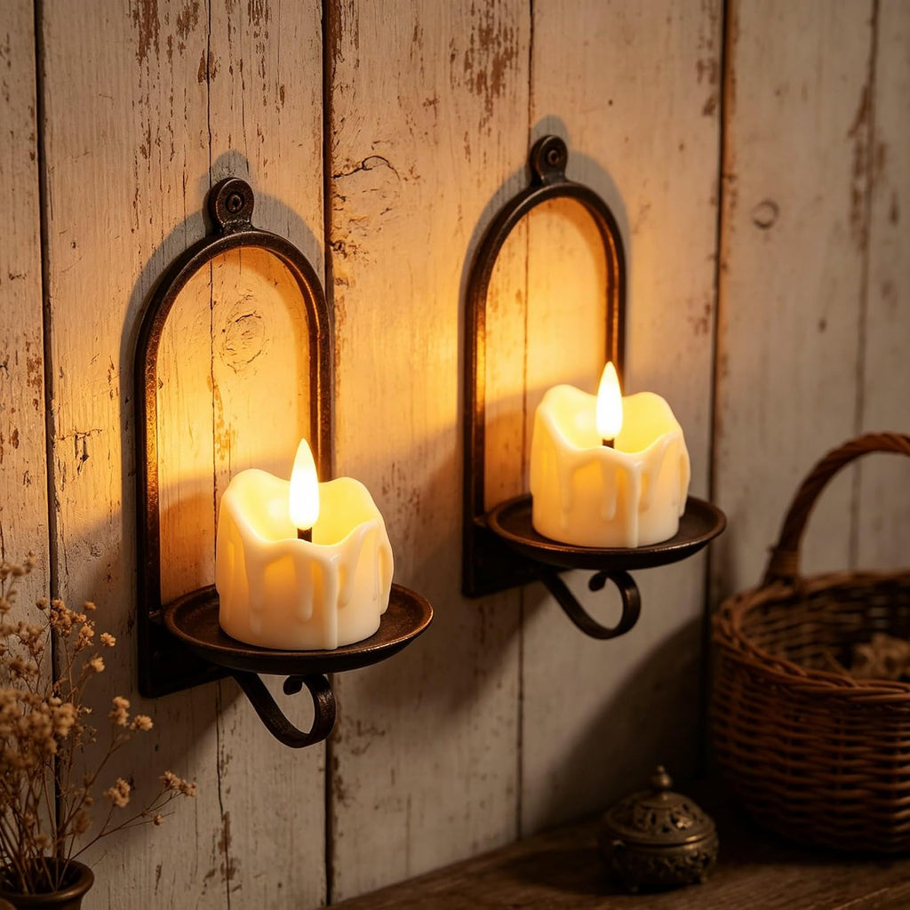 12 Pack LED Timer Tea Light Battery Operated, Flameless Flickering LED Votive Tealight Timer Candles, Outdoor Electric Flicker Fake Candle Bulk for Christmas Halloween Pumpkin Light Decorations