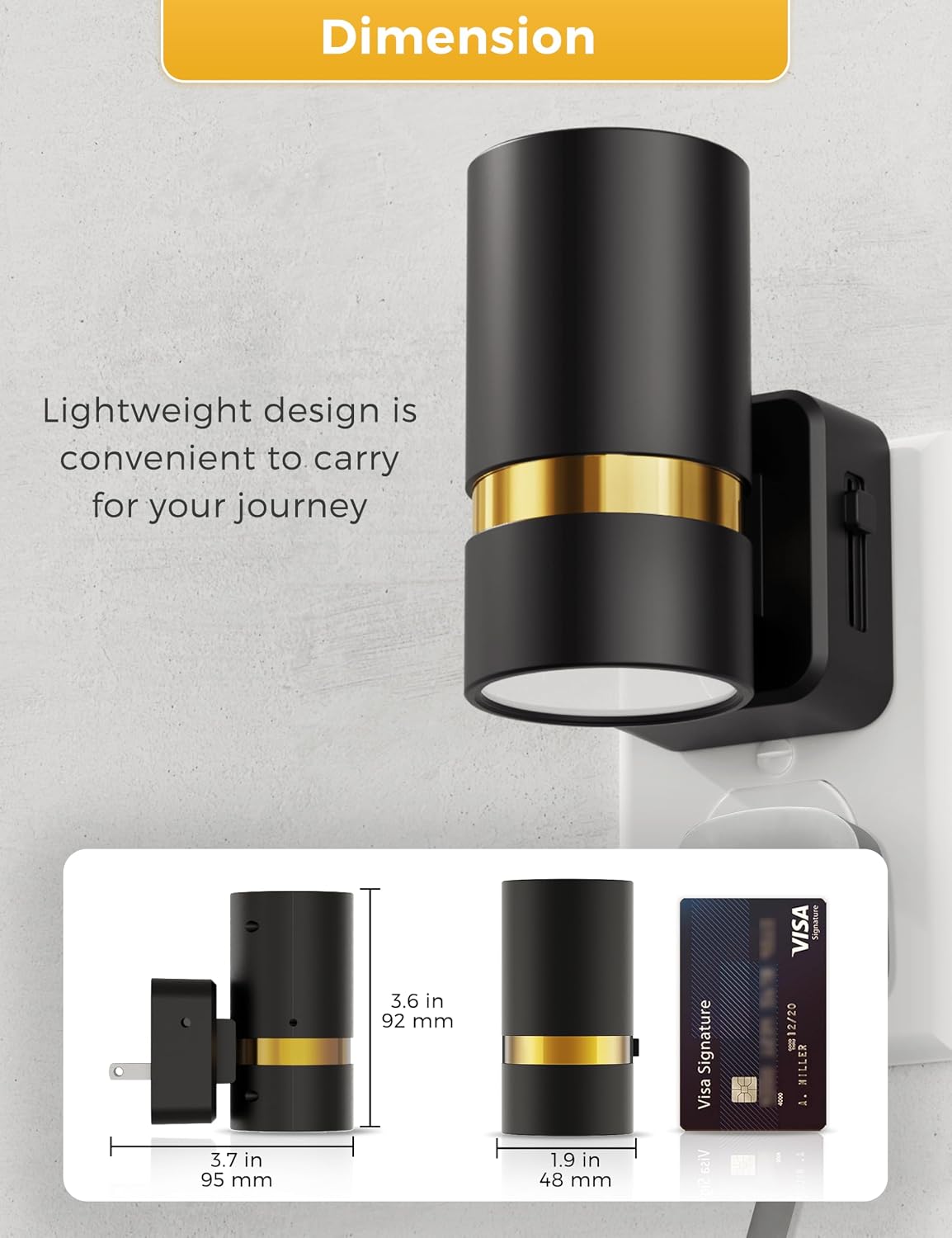 L LOHAS LED Night Lights Plug into Wall, Dusk to Dawn Night Light