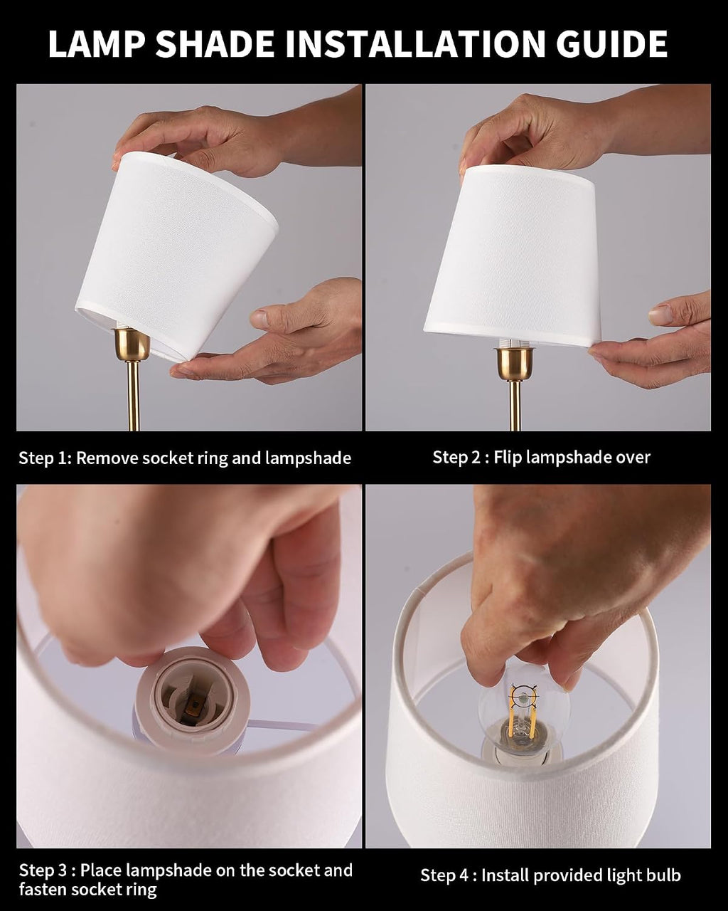 Portables Cordless LED Table Lamp, 4000mAh Wireless Rechargeable Battery Operated Powered Light, Dimmable Table Lamp for Dining Room, Bedroom, Bedside, Bar, Night Light, Camping, Patio (Bronze)