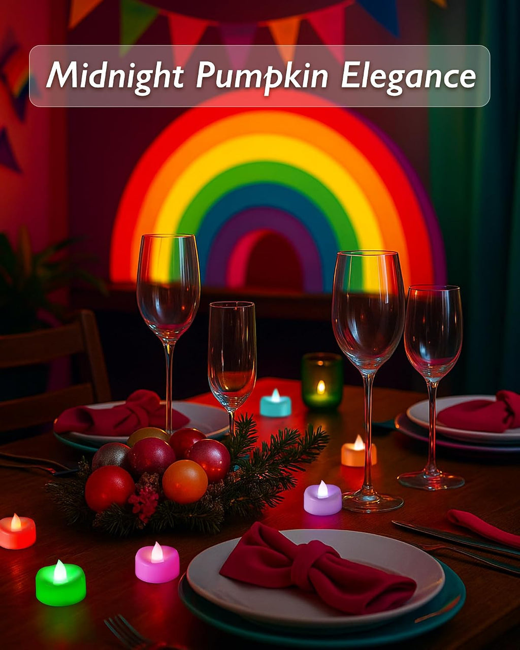 Raycare LED Tea Lights, Battery Operated 200+Hour Flameless Votive Candles