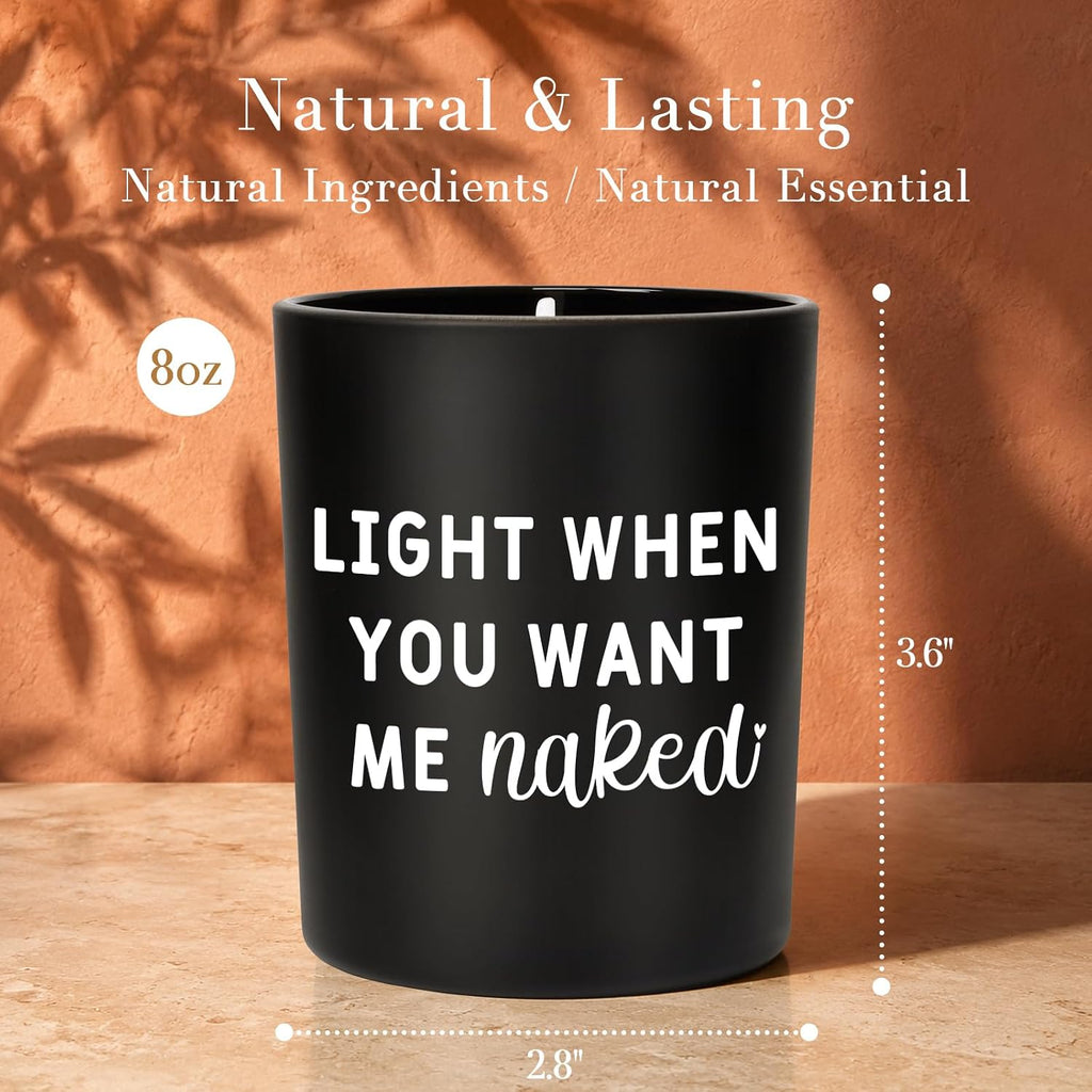 Gifts for Him Boyfriend Husband Men Couples Gift Ideas, Romantic Valentines Day Gift for Him, Naughty Boyfriend Birthday Gifts, Funny Anniversary Presents for Men Husband Couple, Christmas, Candles