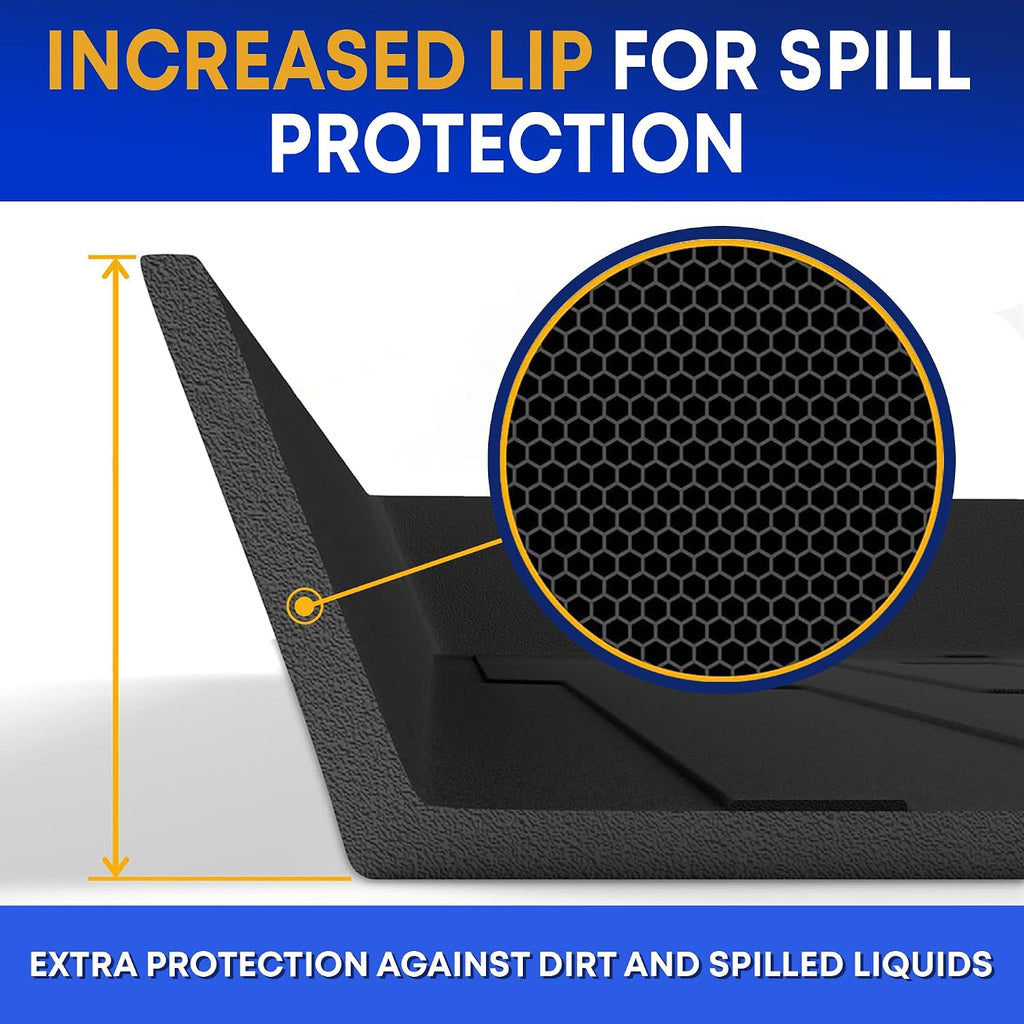 Premium Cargo Liner for Hyundai Sonata 2015-2019 - 100% Protection - Custom Fit Car Trunk Mat - All-Season Black Cargo Mat - 3D Shaped Laser Measured Trunk Liners for Hyundai Sonata 2015-2019.