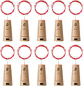 Aluan Wine Bottle Lights with Cork 10 Pack 20 LED Mini Fairy String Lights