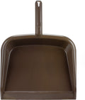 SPARTA Handheld Dustpan with Handle, Cleaning Essentials for Home and Commercial Use, 10", Brown