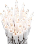612 Vermont Clear 20 Count Christmas String Lights on White Wire Cord