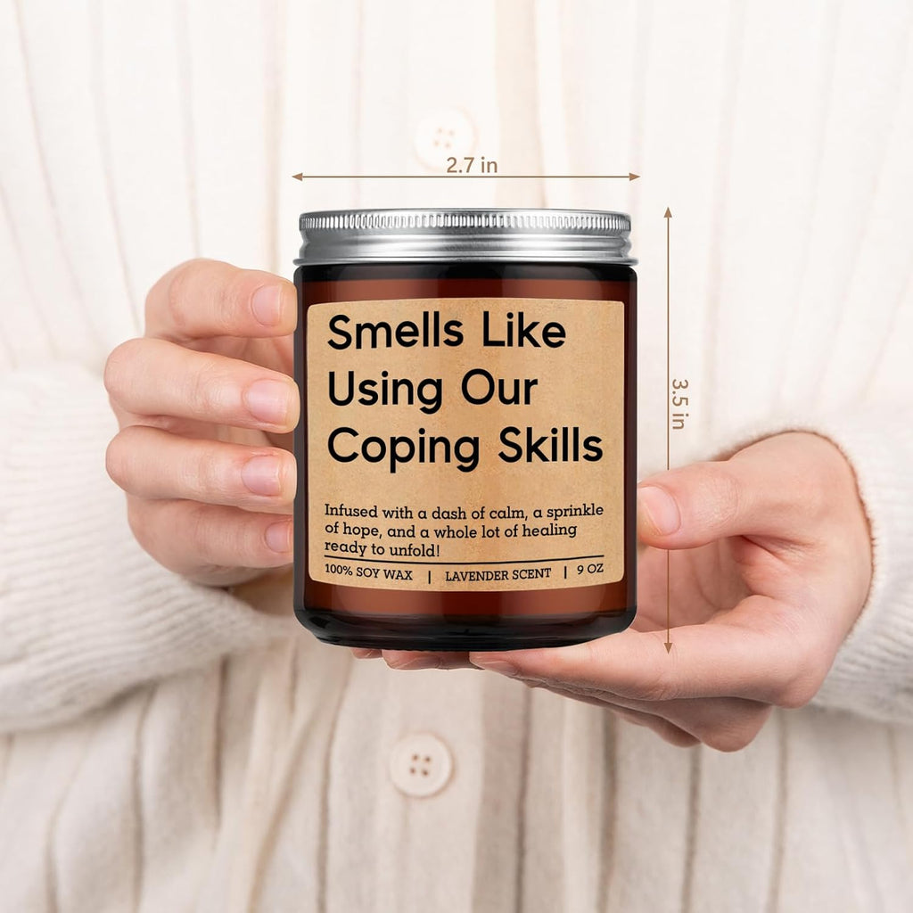 LEADO Candle, Therapist Gifts - Mental Health, Graduation, Psychology Gifts