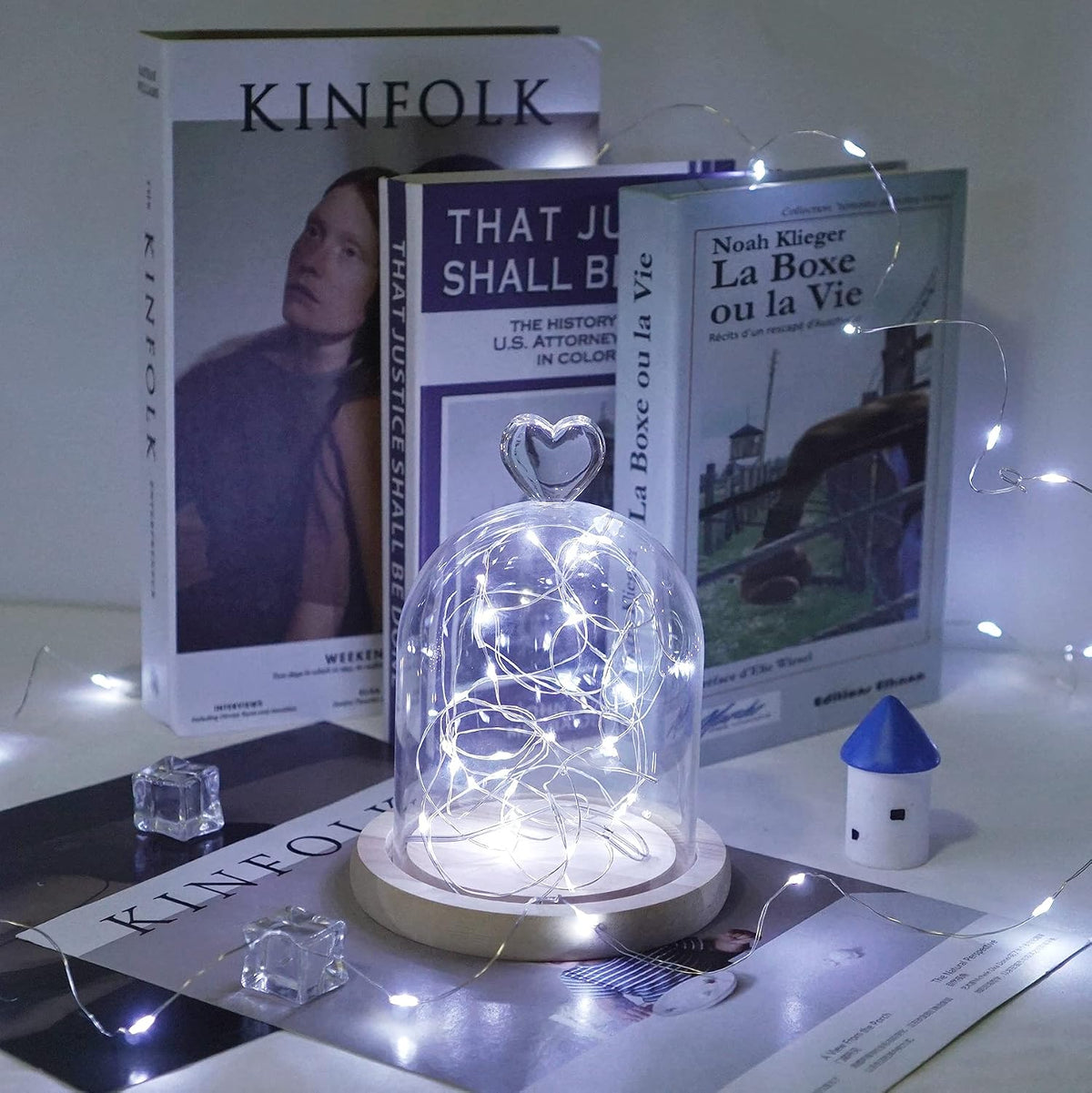 LED Fairy String Lights, Battery Operated Starry Firefly Light 6.6ft 20 LED Waterproof Silver Copper Wire Mini Light for Mason Jar Wedding Christmas Party Decor (12 Pack, Cool White)