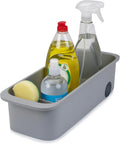 Joseph Joseph CupboardStore Easy-Access Wheeled Storage Caddy, Under Sink Kitchen Cabinet Organizer- Grey