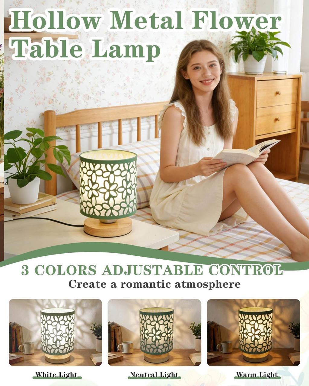 Green Small Table Lamp