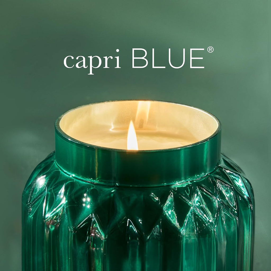 Capri Blue Volcano Candles | Scented Candles for Home | Emerald Green, 8 oz