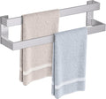 Double Towel Bar,Towel Rack for Bathroom Stainless Steel Wall-Mounted Bathroom Hardware Accessories Brushed Nickel 24 Inch