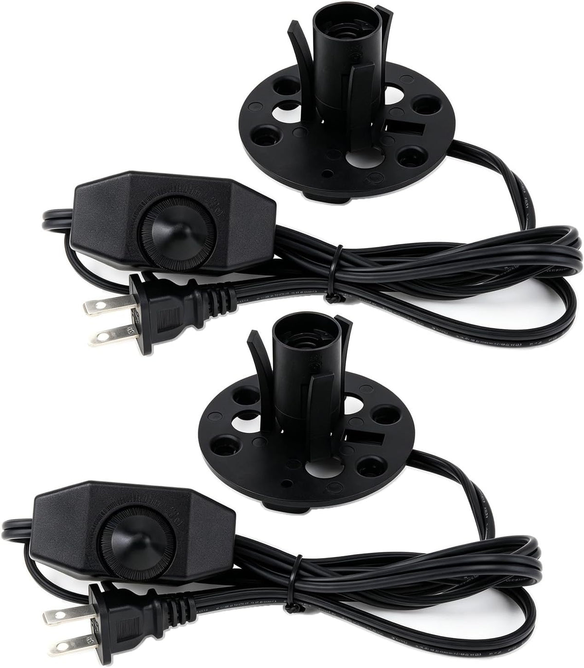 RTNLIT Himalayan Salt Lamp Cord Replacement with Dimmer Switch, 2-Pack