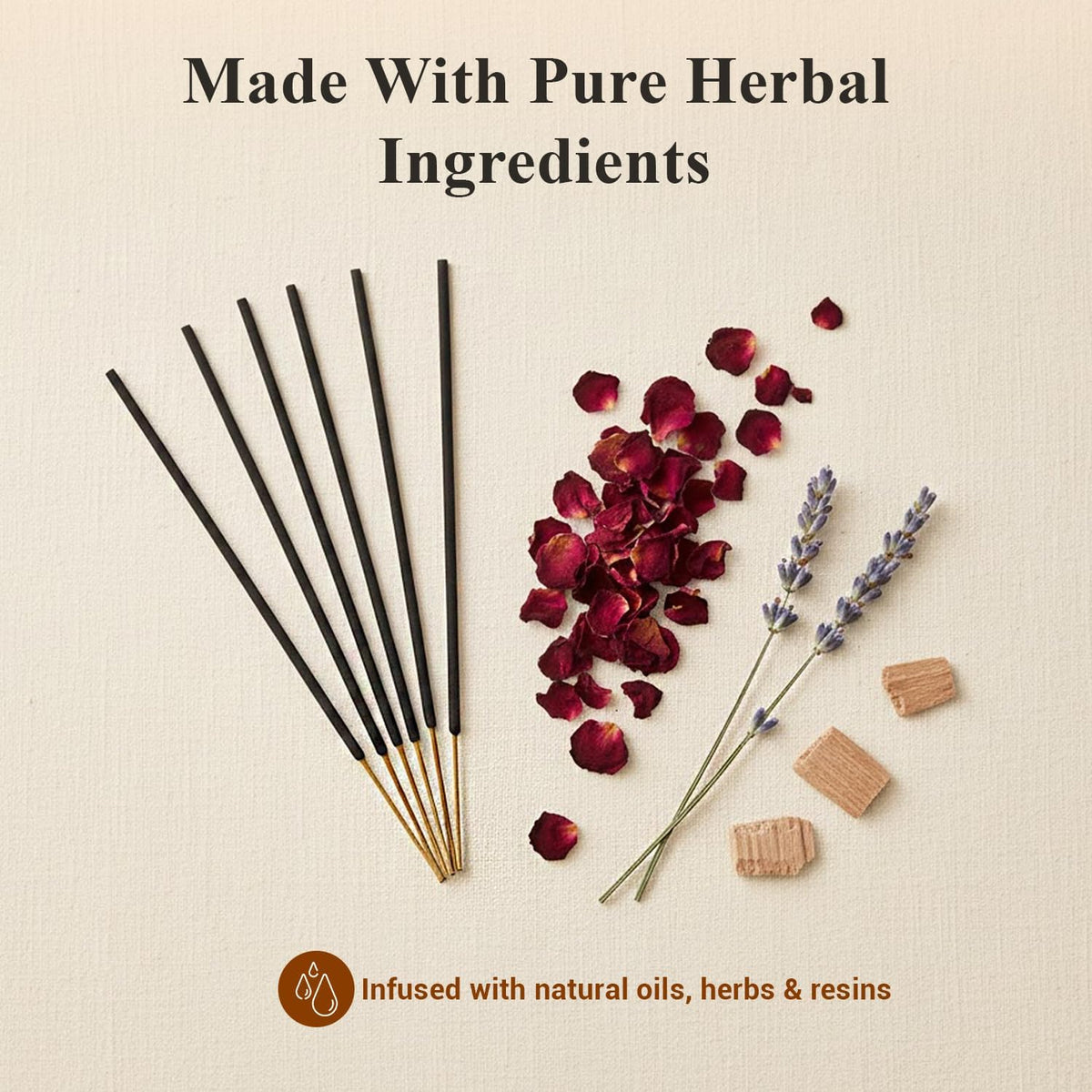 Tulasi Incense Sticks Pack of 12 Natural Scent (240 Sticks) Variety Fragrance of Coconut, White Sage, Red Rose, Palo Santo Lavender & Cinnamon etc, Ideal for Meditation & Positive Vibes