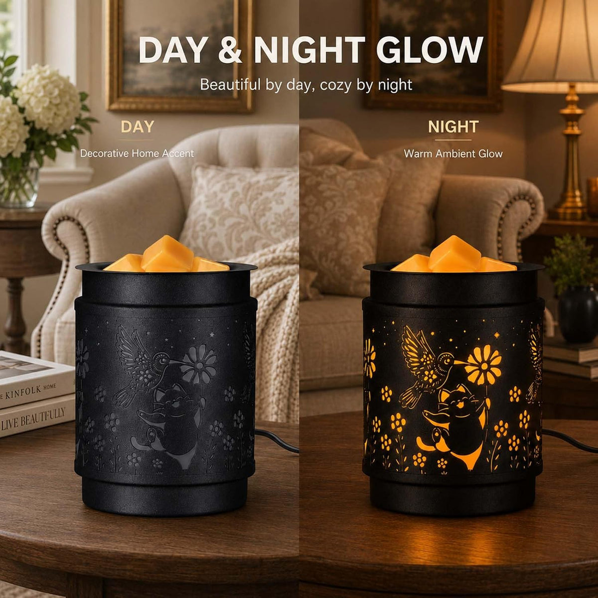 mocosa Metal Wax Melt Warmer Electric Candle Fragrance Burner