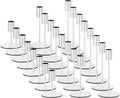 zeochyni Silver Candlestick Holders Set of 24 for Wedding Party Decoe