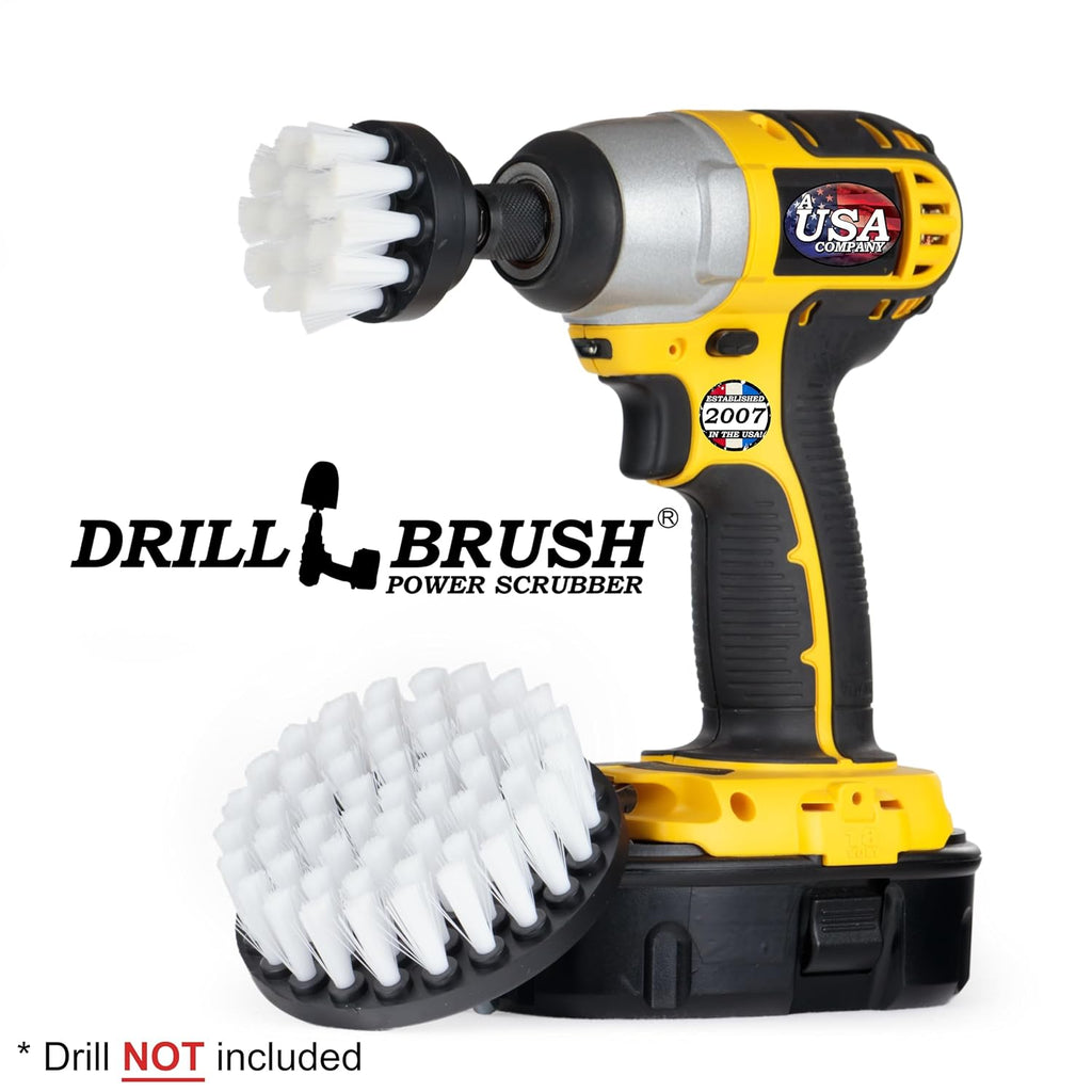 Drillbrush Cleaning Brush for Drill - Car Carpet - Drill Brush Rims