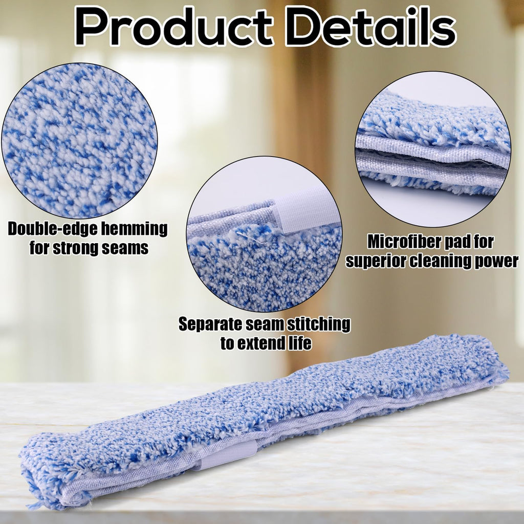 6pcs Pack Microfiber Window Cleaning Refill Replacement