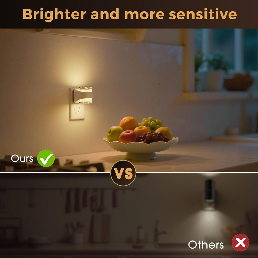 L LOHAS LED Night Light, 3CCT Bubble Night Lights Plug into Wall