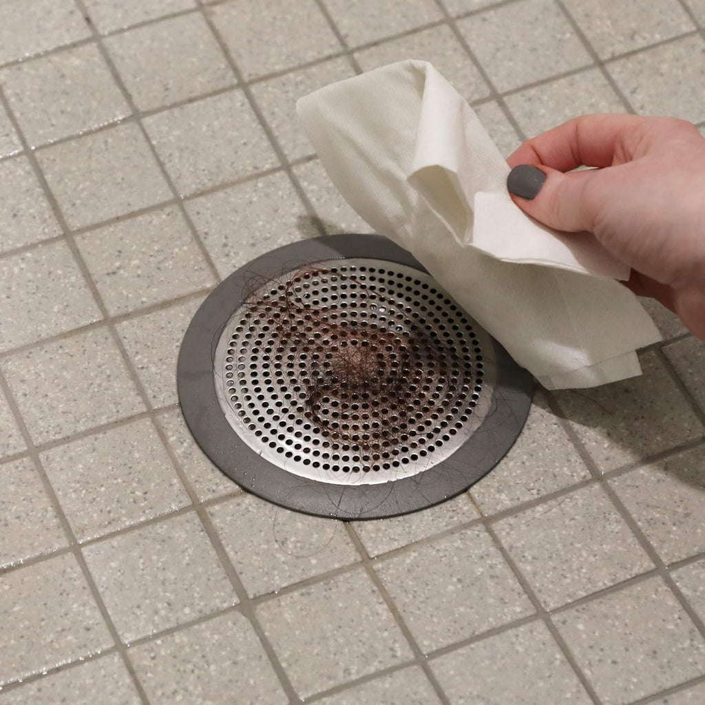 Shower Hair Drain Catcher 5.5 inch Stainless Steel Drain Cover Bathroom Tub